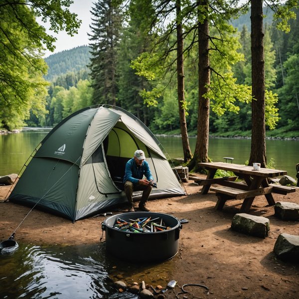 Quelles techniques de pêche sont les plus efficaces en camping en bord de rivière?