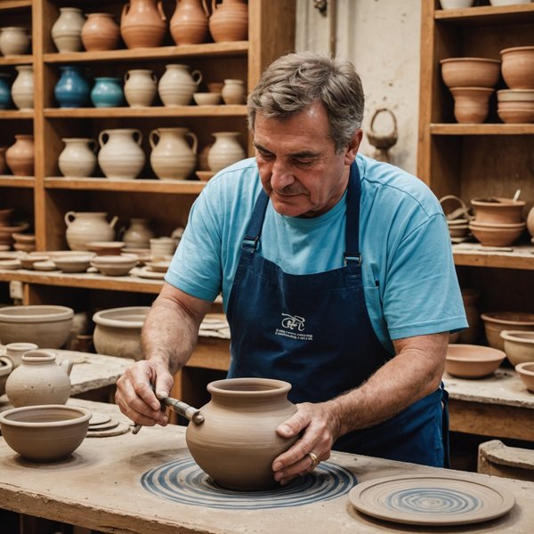 Quelle croisière propose des ateliers de fabrication de céramiques en Grèce?